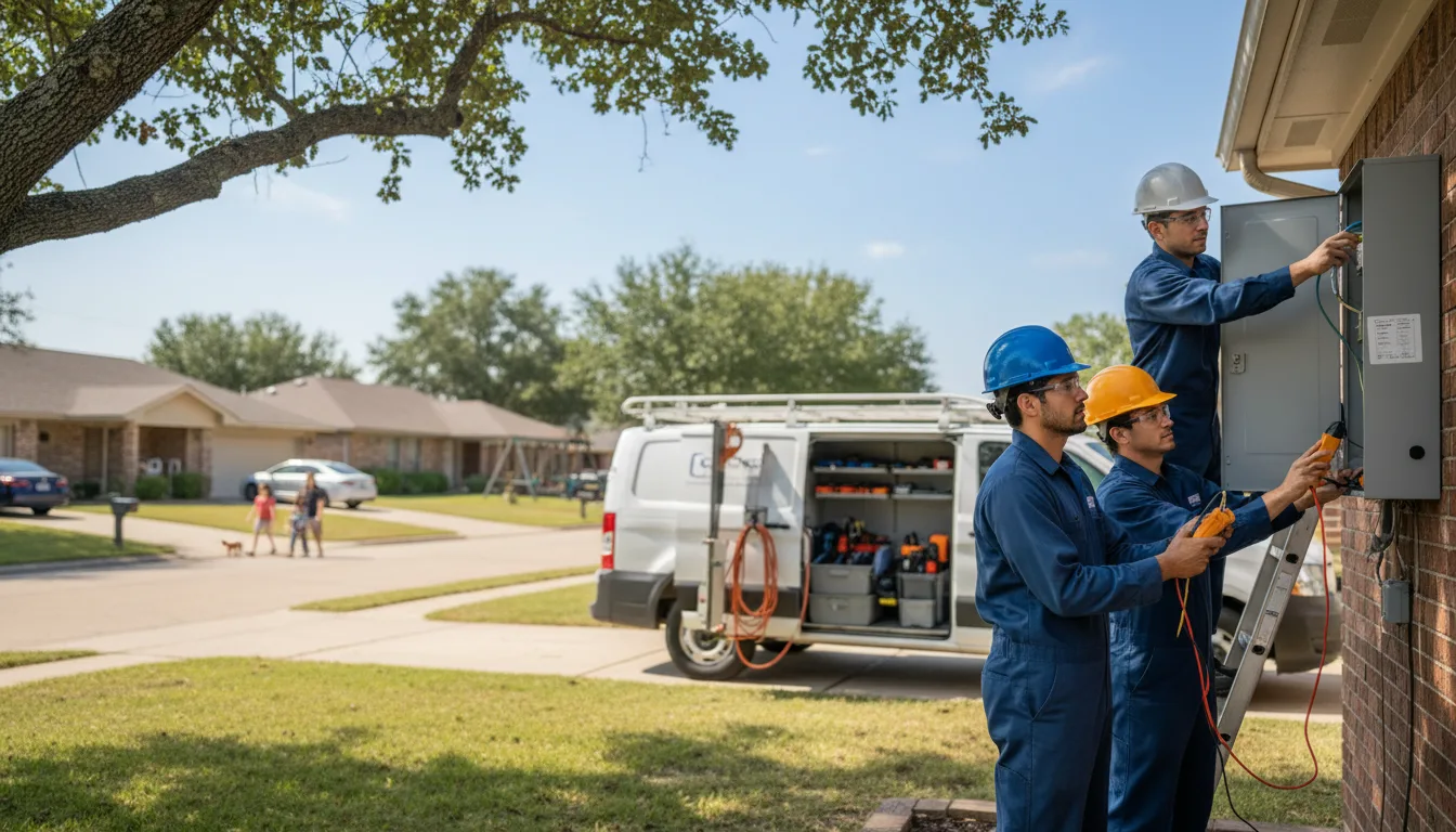 Certified electrician providing emergency electrical services in Kiowa, KS